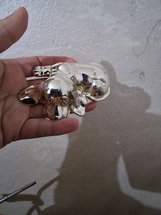 LAST PRICE Cane laminato argento