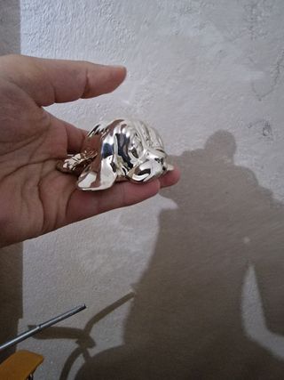 LAST PRICE Cane laminato argento