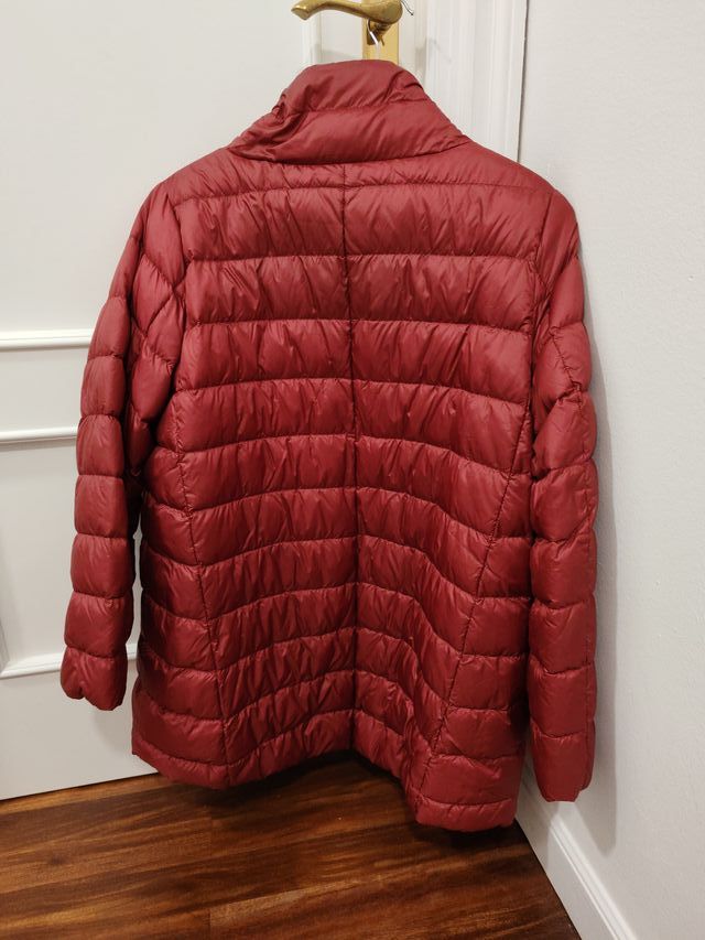 Plumífero granate talla XXXL