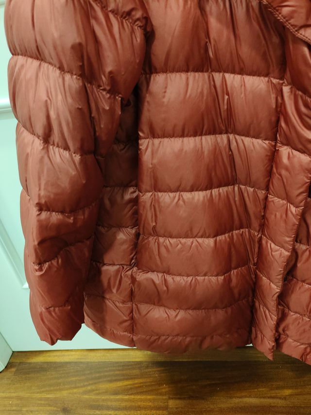 Plumífero granate talla XXXL