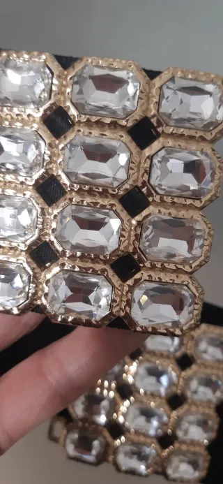 Cintura gioiello oro e argento