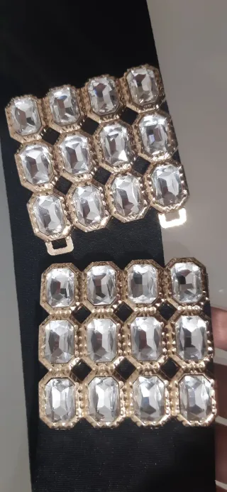 Cintura gioiello oro e argento