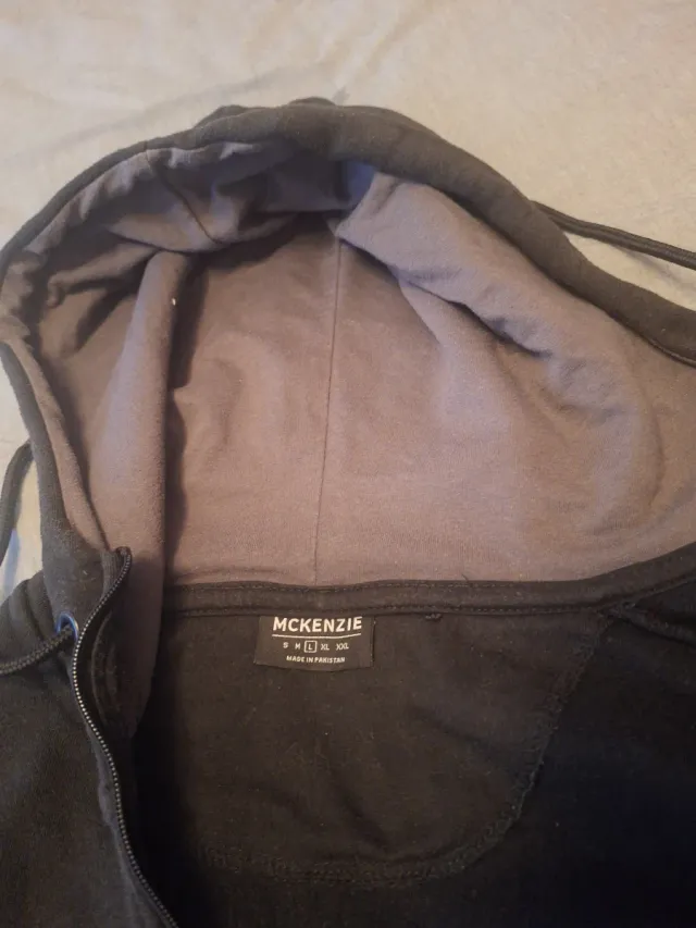 Sudadera McKenzie Essential Junior Negra/Gris