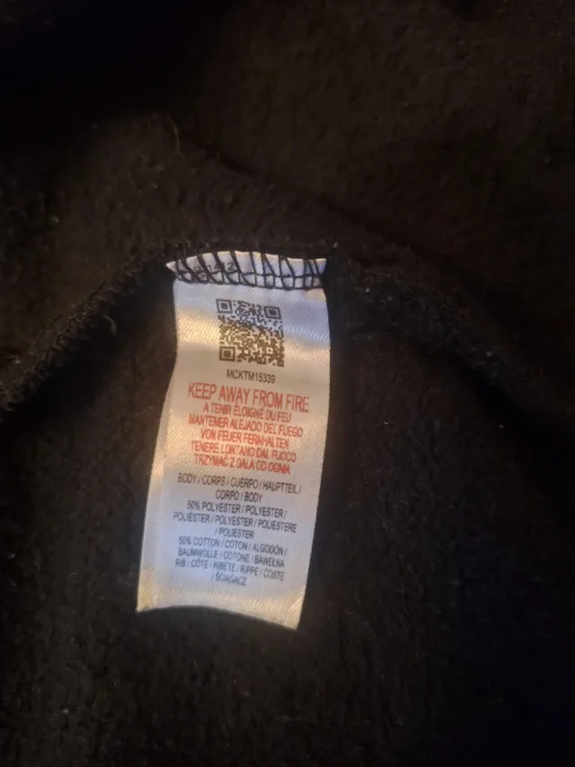 Sudadera McKenzie Essential Junior Negra/Gris