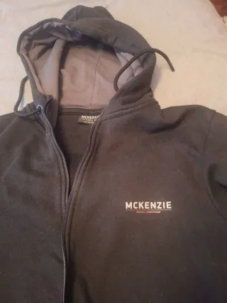 Sudadera McKenzie Essential Junior Negra/Gris