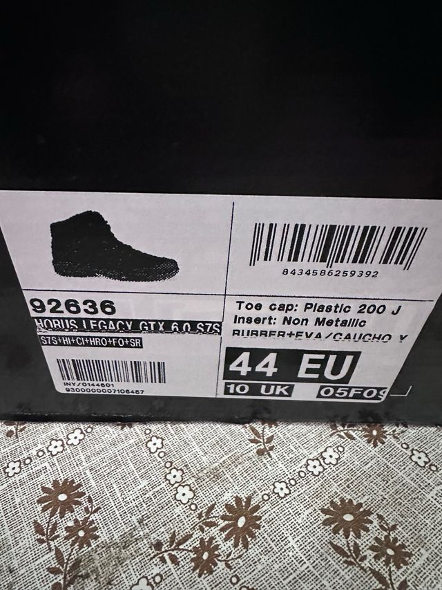 Botas de seguridad Robusta Gore-Tex Negras