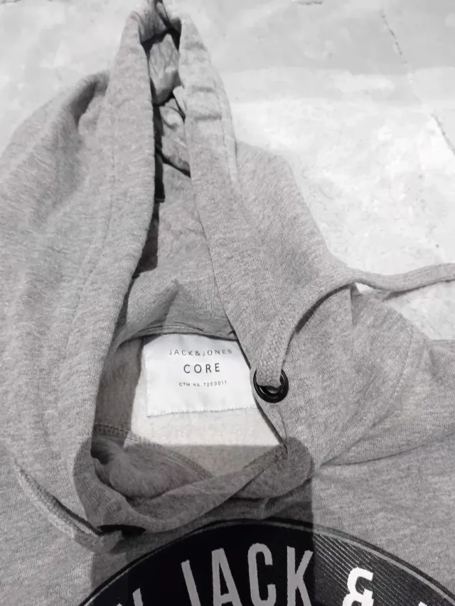 Sudadera Jack & Jones Gris Capucha