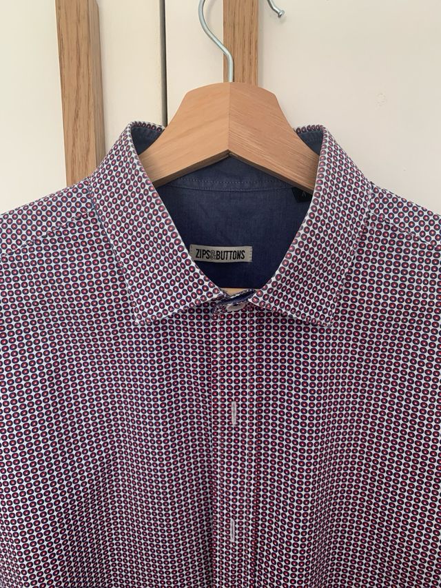 Camisa ZIPS&BUTTONS estampado geométrico