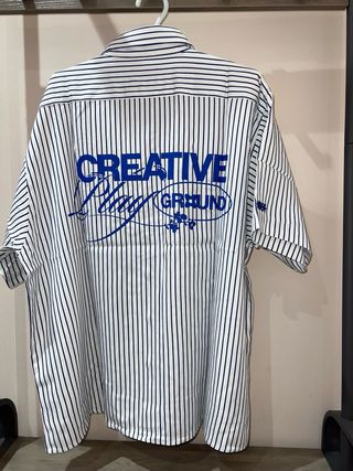 Camisa Milfshakes Rayas Azul Talla L