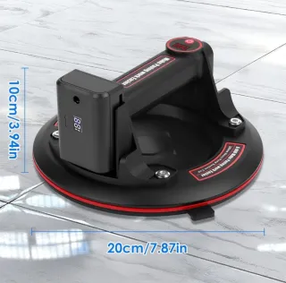 Ventosa Eléctrica 200kg Cristal, Azulejos, Madera