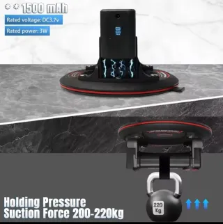 Ventosa Eléctrica 200kg Cristal, Azulejos, Madera