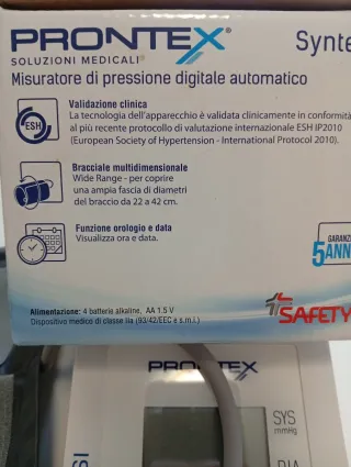 Misuratore Pressione Digitale Prontex Syntesi