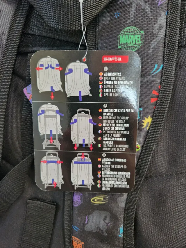 Mochila Escolar Marvel Super Héroes