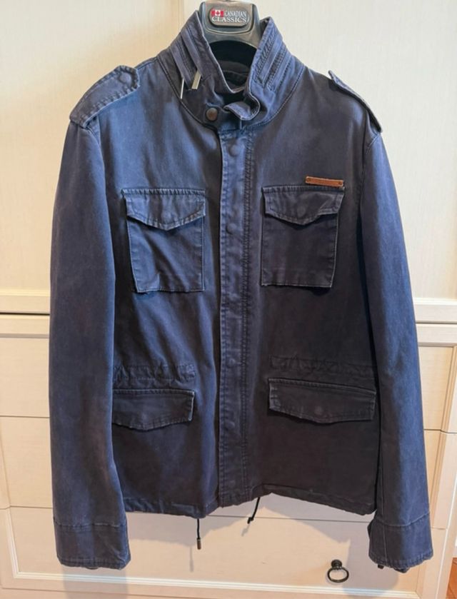 Giacca Zara Uomo Blu Taglia L