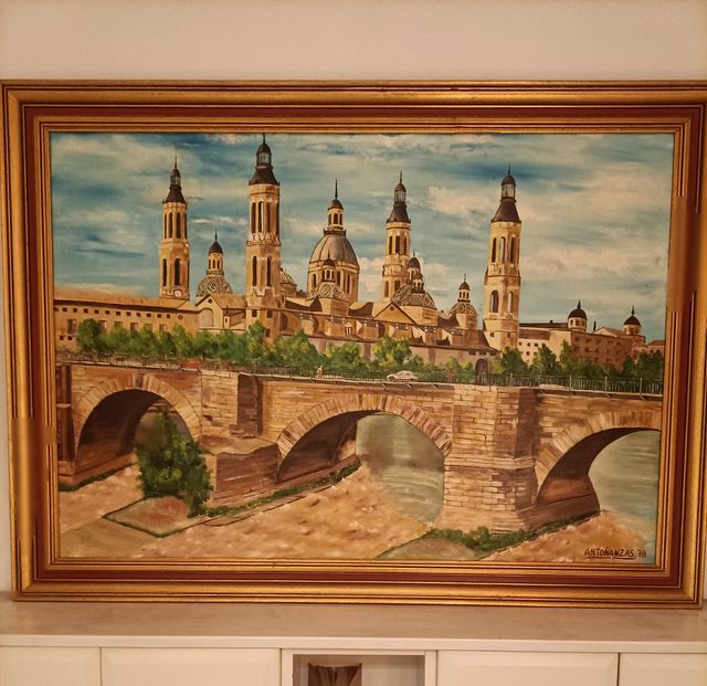 Cuadro El Pilar sobre lienzo