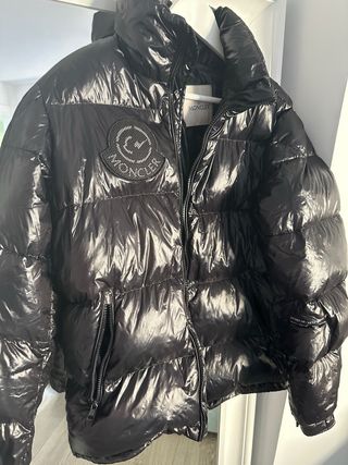 Chaqueta Moncler Negra Plumas