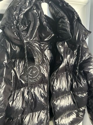 Chaqueta Moncler Negra Plumas