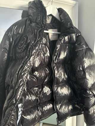 Chaqueta Moncler Negra Plumas