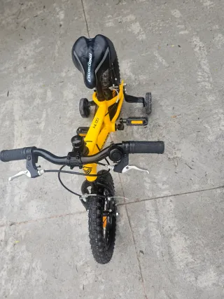 Bicicleta infantil Megamo amarilla
