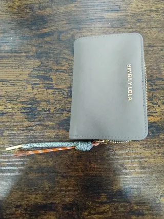 Tarjetero Bimba y Lola gris multicolor