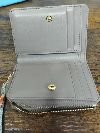 Tarjetero Bimba y Lola gris multicolor