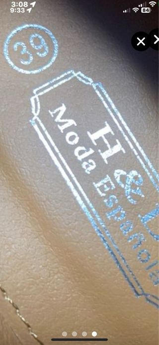 Navidad Zapatos rojos tacón plataforma talla 39