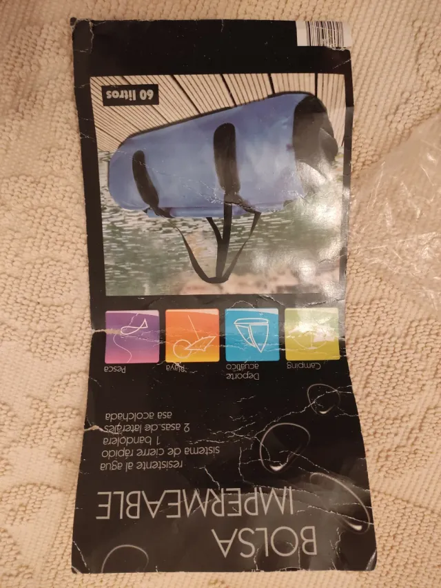 Bolsa Estanca 60L Roja