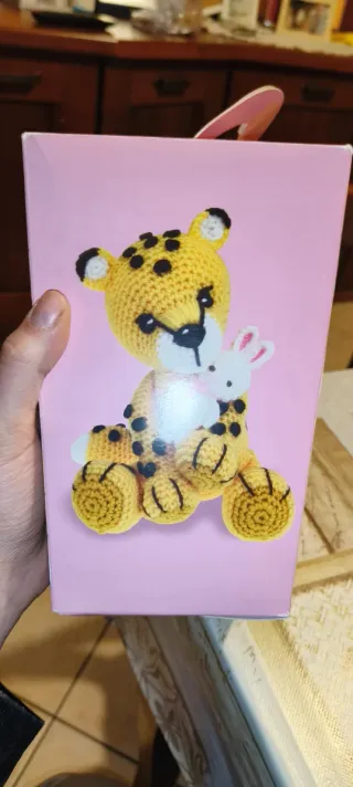 Kit Fai da Te Uncinetto Leopardo e Coniglietto