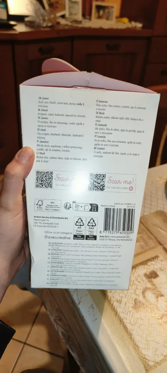 Kit Fai da Te Uncinetto Leopardo e Coniglietto