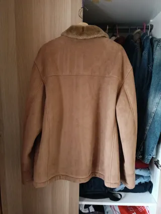 Chaqueta hombre beige talla L