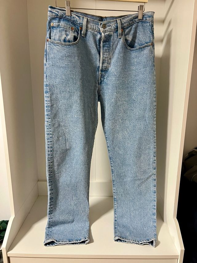 Levi's 501 Jeans W31 L28 Azul Claro