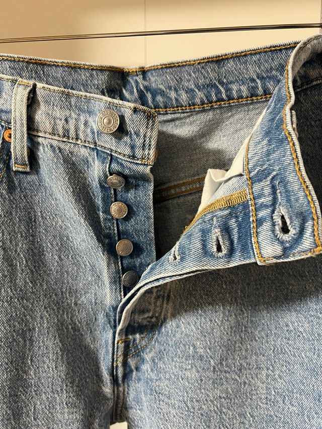 Levi's 501 Jeans W31 L28 Azul Claro