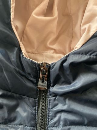 Piumino donna RRD blu e cipria mezza stagione