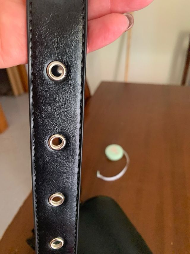 Borsetta da ragazzina nera con borchie cm 22 x 17