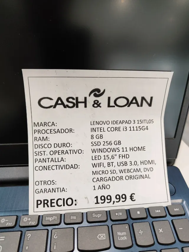 Lenovo Ideapad 3 15ITL05 Gris/Azul Marino