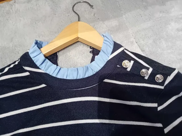 Jersey fino rayas azul y blanco