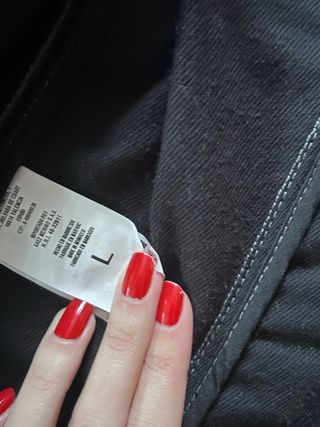 Cazadora vaquera negra vintage Cimarron Paris