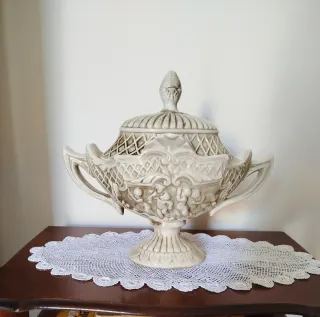 Vaso LCS Capodimonte con Fiori