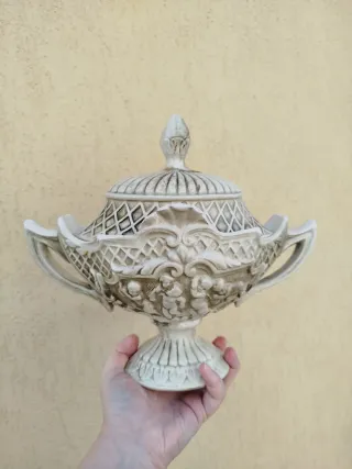 Vaso LCS Capodimonte con Fiori