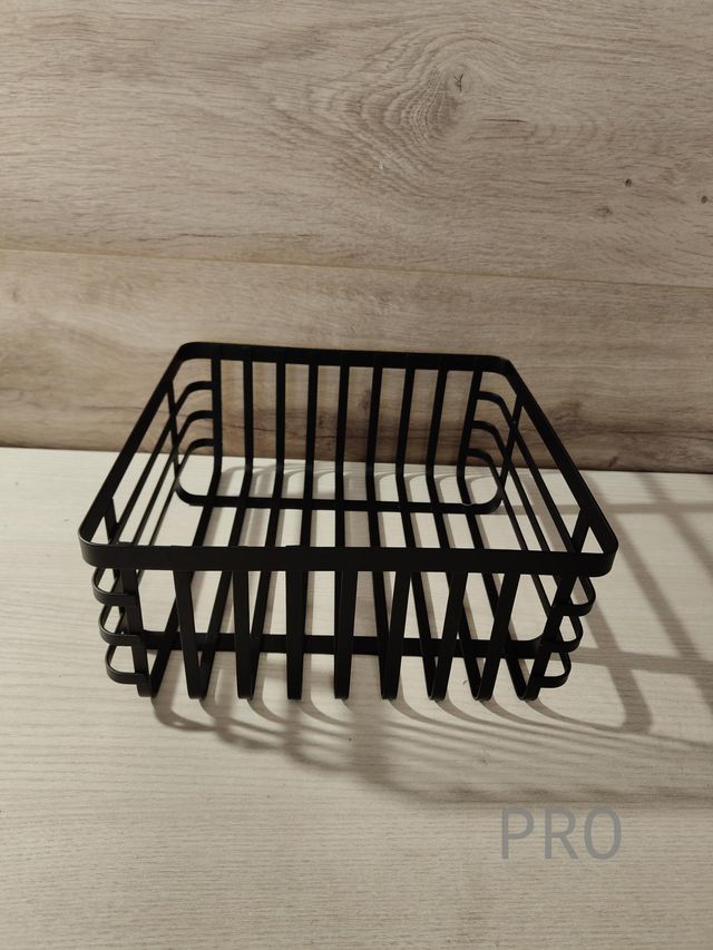 Panera, con Forro de Tela, Pan Moderna, Cesto de Desayuno de Metal,