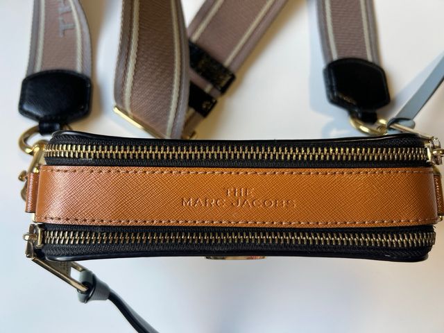 Marc Jacobs The Snapshot Bag Azul y Dorado