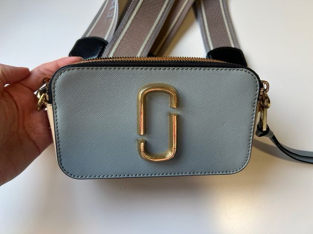 Marc Jacobs The Snapshot Bag Azul y Dorado