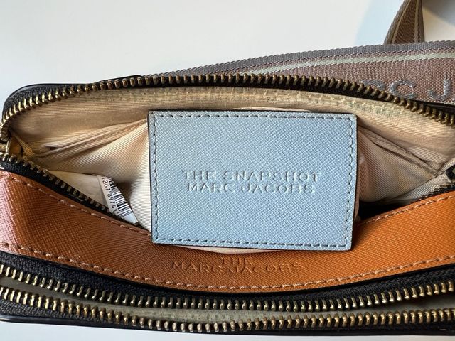 Marc Jacobs The Snapshot Bag Azul y Dorado