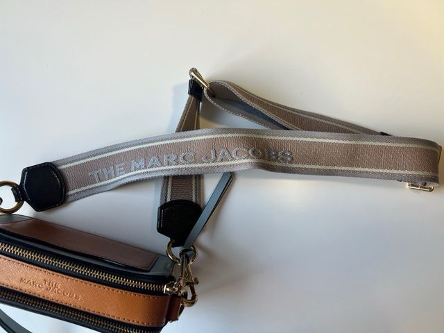 Marc Jacobs The Snapshot Bag Azul y Dorado