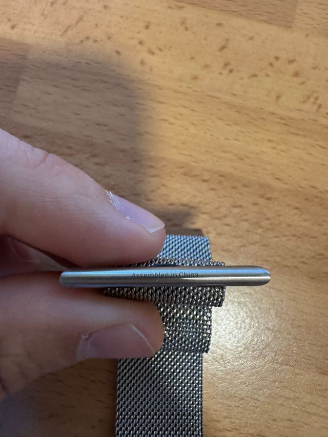 Correa Milanesa Apple Watch Plata