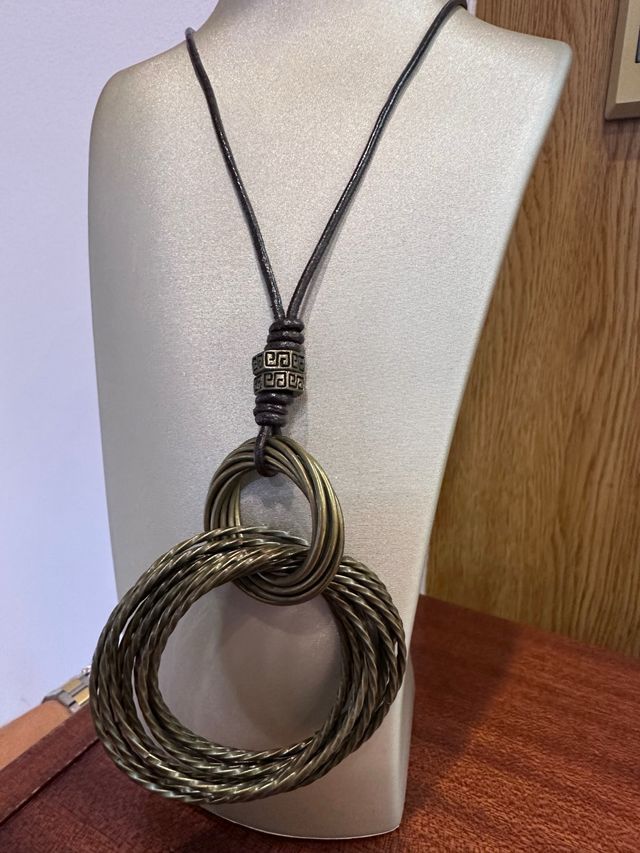 Collar Viceroy Piel y Chapado