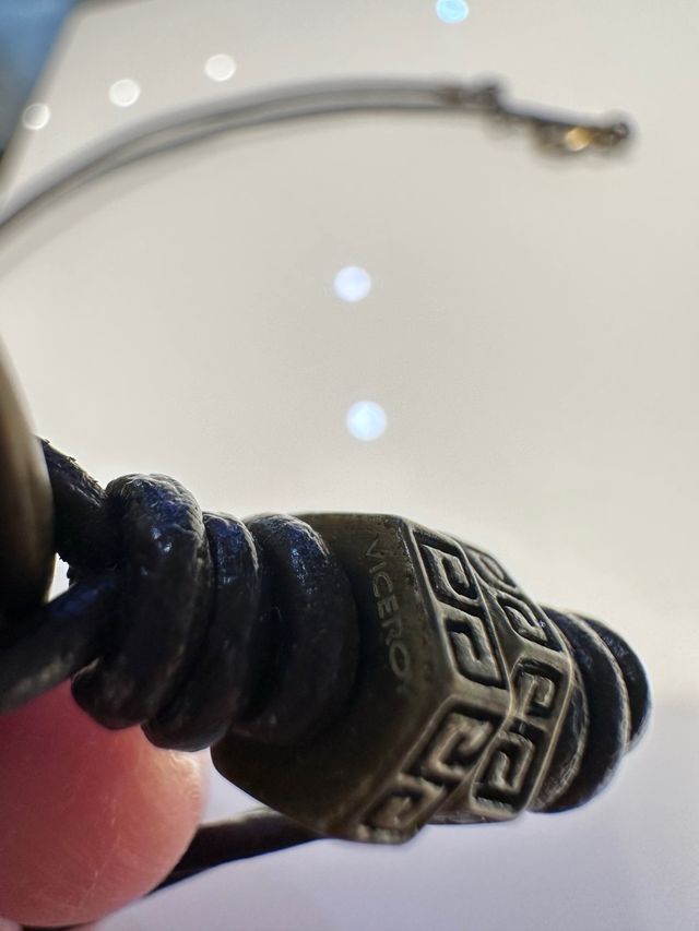 Collar Viceroy Piel y Chapado