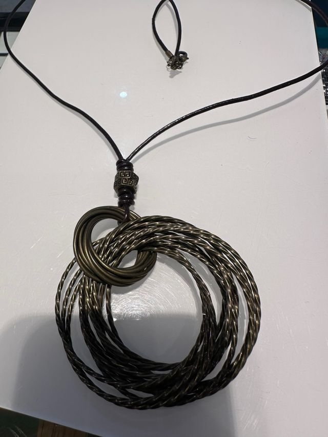 Collar Viceroy Piel y Chapado