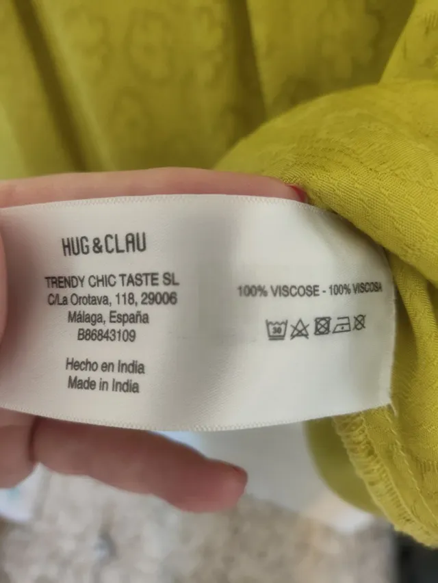 Vestido Hugo & Clau verde lima