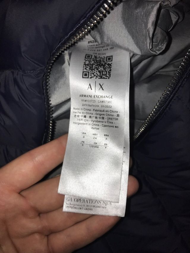 Chaqueta Armani Exchange Azul